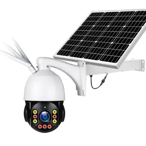 Высококачественная наружная беспроводная камера наблюдения на солнечной батарее с Wi-Fi и ночным видением 5 мегапикселей