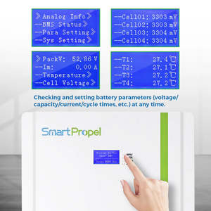 Wall-<b>Mounted</b> 48V 200AH Lithium Ion <b>Battery</b> 5kW 15KWH White Solar Household Energy Storage AC Output NEHC0001 Wall-<b>mounted</b> 48v 20 - Product Image 2