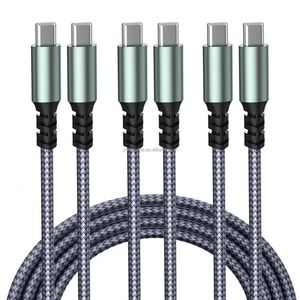 Newly Arrived 60W USB C Nylon Braided 3A Fast Charging <b>Cable</b> for Mobile Phone Power Bank Laptop for iphone samsung huawei - Product Image 2