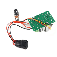 Contrôleur de vitesse PWM de moteur CC réglable amélioré, modèle DC 10-30V, interrupteur de marche arrière, 120W 4A, 1 pièce