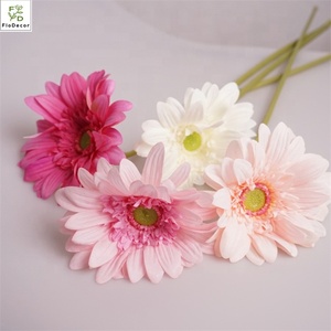 زهرة جربر دايزي اصطناعية عالية الجودة بقطعة واحدة بلمسة حقيقية لطاولة مركزية - Product Image 5