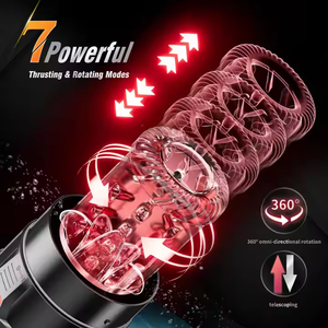 Yeni erkek seks oyuncakları otomatik rotasyon LCD erkek Masturbator emme özellikleri 6s vakum <span class=keywords><strong>Penis</strong></span> pompası titreşim yumuşak seks Spa - Product Image 3