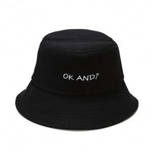 2021 mode vente chaude plaine seau chapeau en gros coton logo personnalisé couleur enfants seau chapeaux - Product Image 2