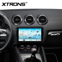 Estéreo para Auto Android de 9 Pulgadas para Audi TT MK2 8J 2006-2012 UNISOC 7865 8+128GB Global 4G AKM 7604 Pantalla QLED Dual BT con Giroscopio CE-XTRONS