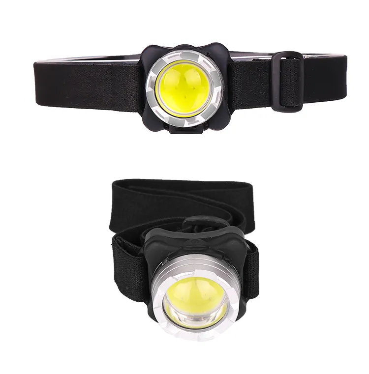 New LED small mini headlights red and white light work lights rechargeable outdoor lighting glare small COB headlamp