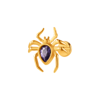 Pendientes de Cartílago con Forma de Araña y Búho de ZESENLIN, para Mujer, Hélix, Tragus, Acero Inoxidable, Circonita, Aros Pequeños