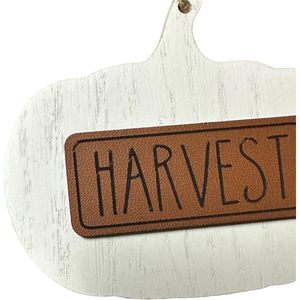 Guirnalda de Cuentas de Madera Parisloft Harvest de 20.5 Pulgadas con Borlas Decorativas para Mesa de Estilo Rústico, Chimenea o Bandeja Escalonada - Product Image 1