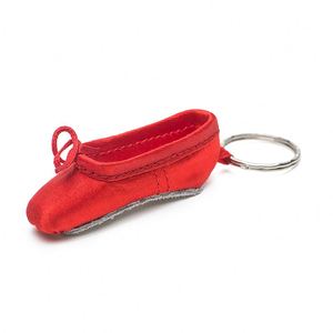 Handmade Mini Satin Ballet Shoes <b>Key</b> Chain Ballet Shoes <b>Key</b> <b>Rings</b> Bag Pendant Accessories Car Backpack - Product Image 5