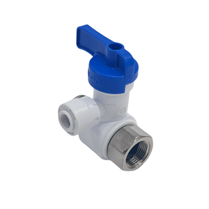 Tube de valve d'eau d'alimentation en plastique Push Fit <span class=keywords><strong>John</strong></span> Quick Fitting <span class=keywords><strong>Guest</strong></span> 1/2 ''3/8'' EU & US Thread for RO Water Purifier & Filter Parts - Product Image 2