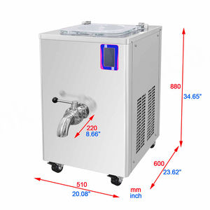 เครื่องพาสเจอร์ไรซ์แบบตั้ง Kolice 20 ลิตร สำหรับทำไอศกรีมนมผลไม้ เครื่องฆ่าเชื้ออาหารอัตโนมัติ - Product Image 2