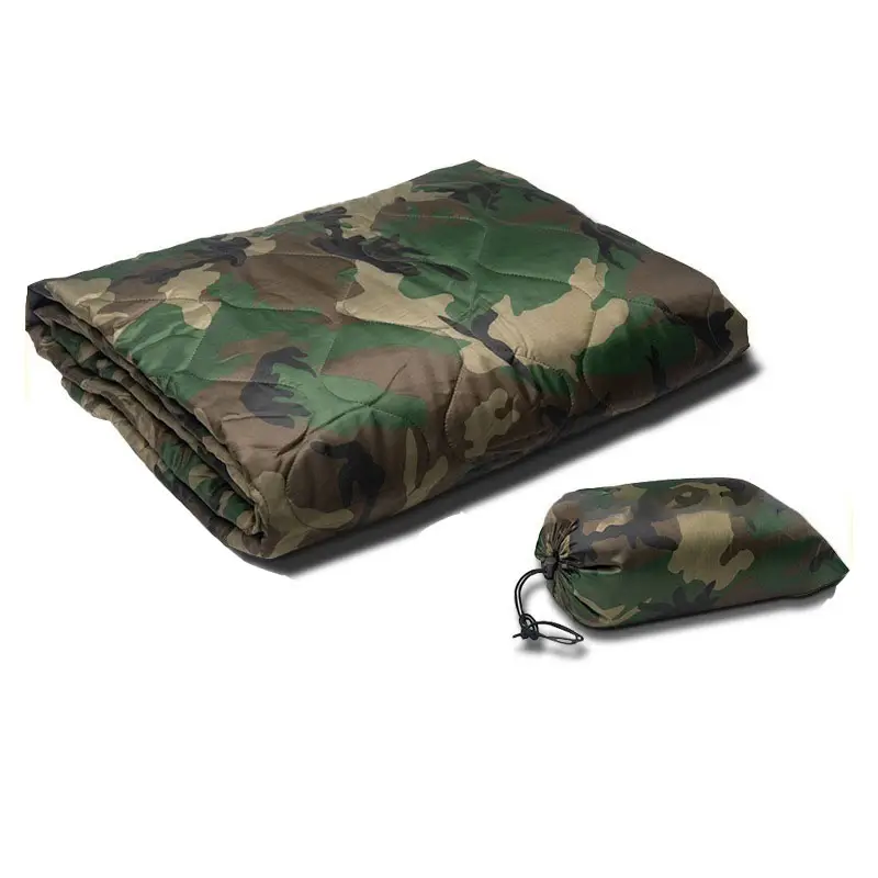 Shero Fournitures de camping en plein air Courtepointes camouflage pliantes d'urgence Couvertures de couchage pour l'après-midi