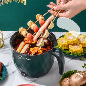 Olla caliente de Cocina eléctrica multifuncional, Mini olla arrocera, utensilios de cocina, sartén antiadherente eléctrica con sartén eléctrica de vapor - Product Image 4