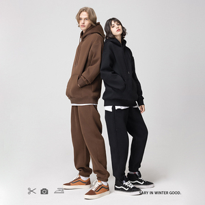 Nuevos productos Moda para hombres Oversized Heavyweight 100% Cotton Custom Logo Terry Hoodie Pullover Sudadera - Product Image 3