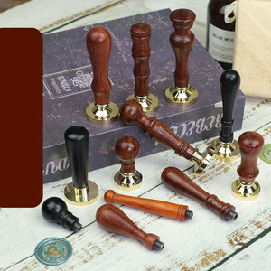 Poignée en bois pour sceau à cire Vintage, 1 pièce, accessoires de sceau, pour pâtisserie, mariage et sceau décoratif - Product Image 3