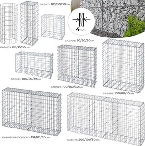 1,5*1*<span class=keywords><strong>1m</strong></span> Kaynaklı <span class=keywords><strong>Gabion</strong></span> Taş Kutuları Demir Tel Örgülü <span class=keywords><strong>Gabion</strong></span> Sepetleri İstinat Duvarı Bahçe Çiti Kesim Hizmetiyle Özelleştirin - Product Image 6