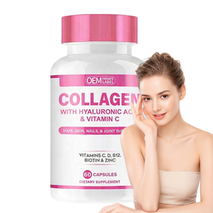 Kadınlar için Cilt Esnekliği ve Kırışıklık Bakımı için Deniz ve Sığır Kolajeni İçeren Çoklu Kolajen Peptitleri Kapsülleri Vegan Süt Ürünleri İçermez - Product Image 1