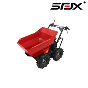 Mini-dumper SPX 300 kg à essence, rouge, avec composants de moteur essentiels - Product Image 6