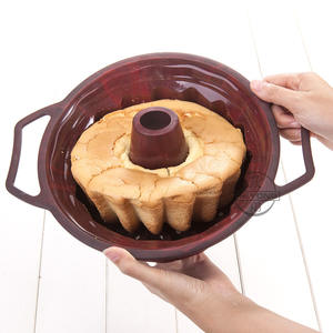 Moule à gâteau rond à cannelures Offre Spéciale pour mousse, gâteau, gélatine, moules à pain en silicone - Product Image 2