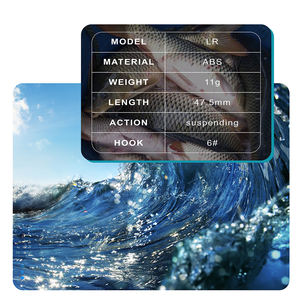 Catterbait-aparejos flotantes Crankbait Bass Killers, inventario 3D ojos cuadrados, Señuelos de Pesca de fundición larga, venta al por mayor - Product Image 6