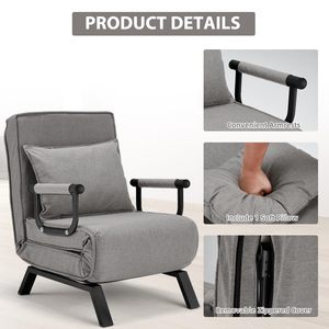 Sofá Cama Convertible 3 en 1 con Respaldo Ajustable de 5 Posiciones, Diseño Moderno para Sala de Estar y Uso en Hoteles, Mejor Vendedor, Buen <span class=keywords><strong>Precio</strong></span> - Product Image 4