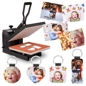 Prosub hình chữ nhật thăng hoa <span class=keywords><strong>Keychain</strong></span> Khoảng Trống Tùy Chỉnh in Ảnh Da thăng hoa Móc khóa thiết kế vòng chìa khóa - Product Image 5