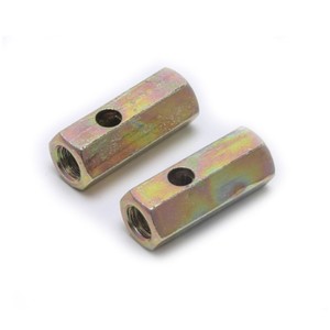 Écrous de fixation hexagonaux pour supports de câbles à fibres optiques, supports de projecteurs, en acier au carbone plat zingué, grade B, niveau 4.8 - Product Image 3