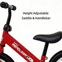 Grand stock de vélos d'équilibre pour enfants, style sport, avec cadre rouge et pneus en caoutchouc, vente en gros pour les distributeurs de détail