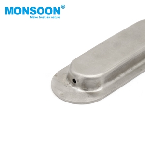 Kitchen Cupboard Cabinet Closet <b>Handle</b> Stainless Steel Oval Edge Concealed <b>Door</b> <b>Pull</b> Furniture <b>Handles</b> for Cabinet Closet - Product Image 5