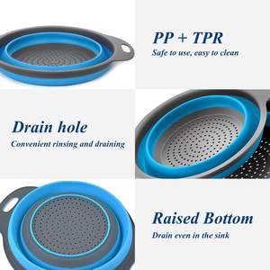 Au-dessus de l'évier Passoires Évier de cuisine Panier à fruits Passoire d'évier extensible Filtre de cuisine durable en plastique - Product Image 4