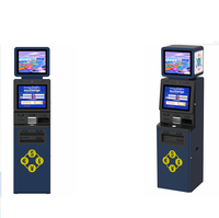 Mesin swalayan ATM dengan pemindai Barcode BTC mata uang kios pembayaran kartu pertukaran