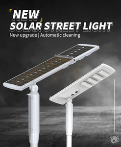 Lampadaire Solaire LED Tout-en-un en Aluminium Super Lumineux, Économe en Coût, Indice de Protection IP65, Alimentation par Batterie, Fonction Auto-Nettoyante - Product Image 6