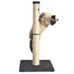 Gatto intelligente arrampicata graffiare post verticale grande 32 pollici torre in fibra di sisal design semplice alberi di gatto e scratcher - Product Image 2