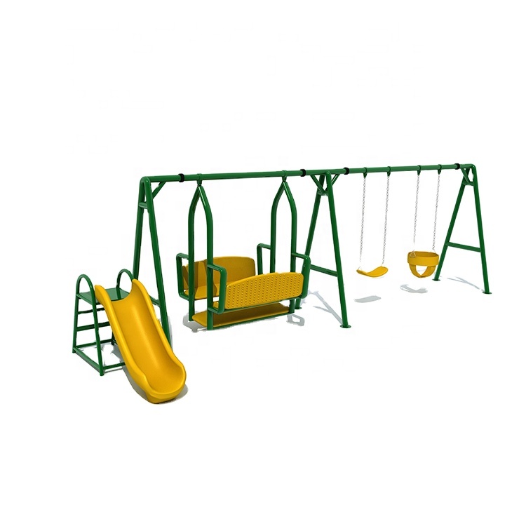 Цвет по заказу 4-качелями компании yongkang Lange Steel and сад лицом к лицу качели