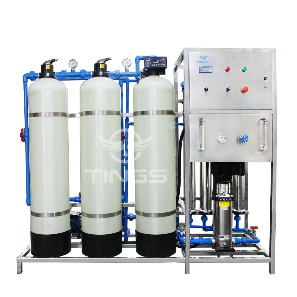 1000 L/H Edelstahl Ro-Systeme Ro Reinwasser aufbereitung Filtration reinigung Umkehrosmose anlage