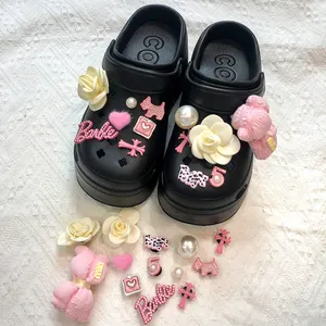 DIY Pink Shoe Decorations Chic Shoe Charms to Enhance Your Style Shoe Buckle Clog Charms