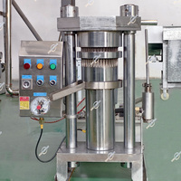 Presse à Huile à Froid Automatique Hydraulique pour Pignons de Pin, Noix de Macadamia, Noisettes, Karité, Amandes, Noix, Sésame, Arachides avec Filtre