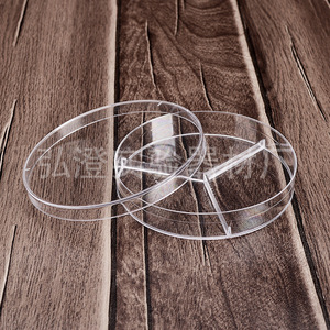 Boîte de Pétri ronde Hongbolai 90 mm à trois compartiments, haute transparence, plaque de culture cellulaire et bactérienne, boîte de réaction - Product Image 2