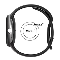 Bracelet de montre intelligente en silicone souple personnalisé avec logo coloré pour Google Pixel Watch 4 41 mm, compatible Pixel 3 2 1