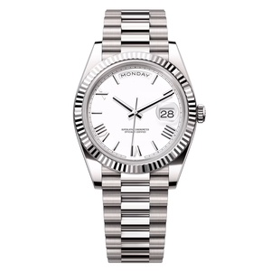 Reloj Mecánico de Lujo de Súper Calidad, Fábrica EWE, 40 mm, Resistente al Agua, Acero 904L, Movimiento 2836, 228236, Gris Luminoso - Product Image 3