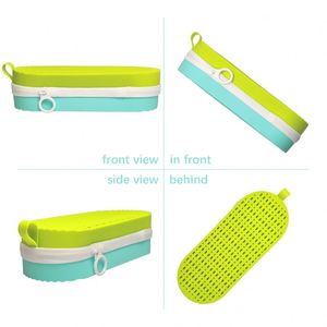 Customizable Design Silicone Swimming Goggles <b>Case</b> Zipper Closure Portable Easy Access Storage Bag <b>for</b> Beach Use - Product Image 2