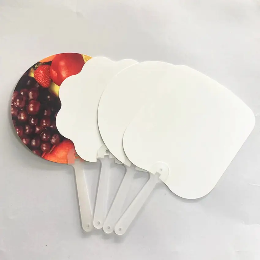 Werbe geschenke Unternehmen personalisieren Hand Fan chinesischen Papier Fan individuell bedruckte tragbare Kunststoff PVC PP Fan