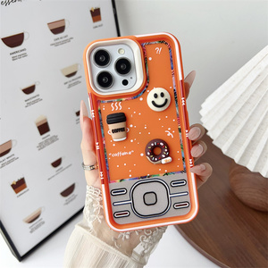 Poupée mignonne pour iPhone 16, 15, 14, 13 Pro Max, en silicone, en caoutchouc rétro, tpu, <span class=keywords><strong>kawaii</strong></span>, breloques décoratives - Product Image 5