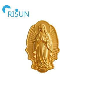 Broche de la Virgen de Guadalupe, Esmalte Suave y Duro, Personalizado de Fábrica, Insignia <span class=keywords><strong>Religiosa</strong></span> Católica, Pin de Solapa - Product Image 6
