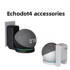 Soporte de Pared para Altavoz Inteligente, Accesorio para <span class=keywords><strong>Alexa</strong></span> Echo Dot de 4ª y <span class=keywords><strong>5</strong></span>ª Generación, con LED RGB, Funciona con Batería, Enchufe de Pared - Product Image 3