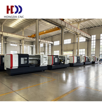Torno CNC de alta resistencia CK61100 totalmente automático, máquina de corte de metal horizontal de gran tamaño, sistema de estructura de bancada plana