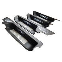 Seuil de porte LED en alliage d'aluminium pour Toyota Alphard Vellfire Lexus LM, pédale de bienvenue, seuil de porte coulissant en aluminium, séries AH20 30 40