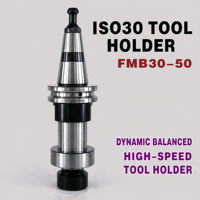 Porte-outil CNC LIVTER ISO30-FMB30-50 pour machine à graver le bois, queue de fraise en I
