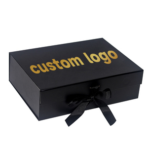 Cajas personalizadas con logotipo de lujo de boda magnético plegable de cartón cajas de papel caja de regalo embalaje - Product Image 3