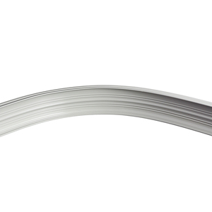 Rail de rideau de <span class=keywords><strong>baie</strong></span> de fenêtre robuste en alliage d'aluminium blanc pliable et flexible à courbe d'onde en S - Product Image 5