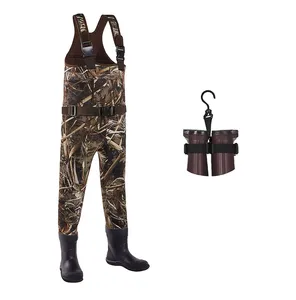 HISEA Kids Chest Waders for Toddler & Children Neoprene Youth Duck Hunting  Waders for Kids Boys Girls with Insulated Boots : : Sports 